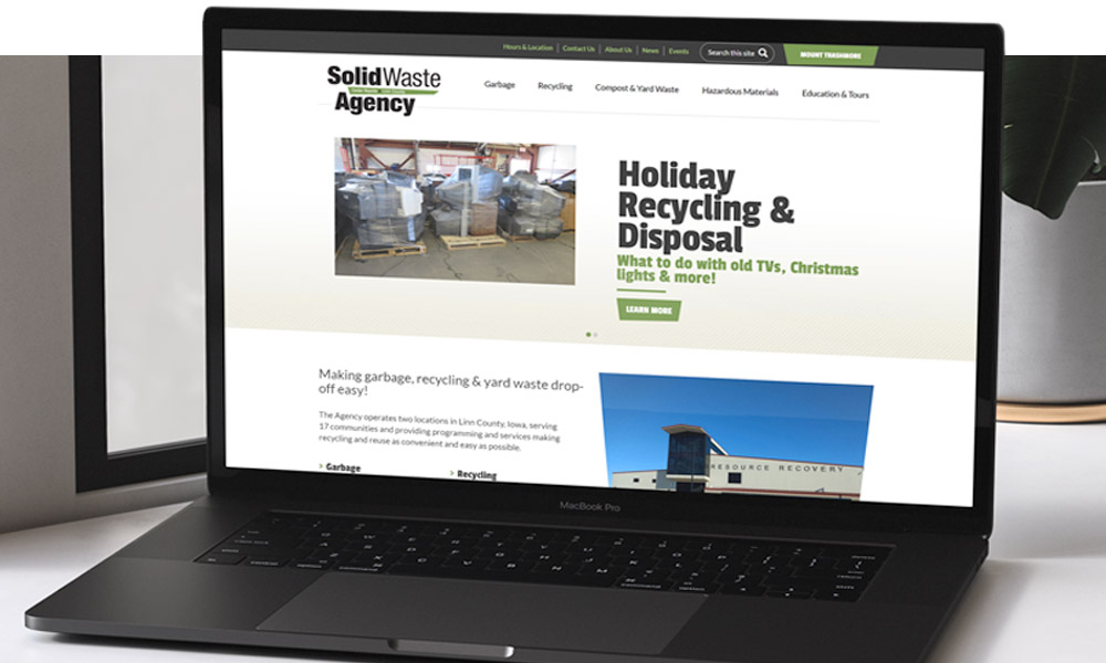 Solid Waste Agency Website Portfolio
