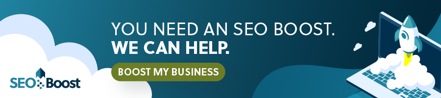 SEO Boost ad banner