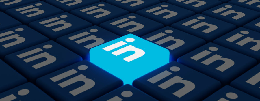 LinkedIn logo highlighted 